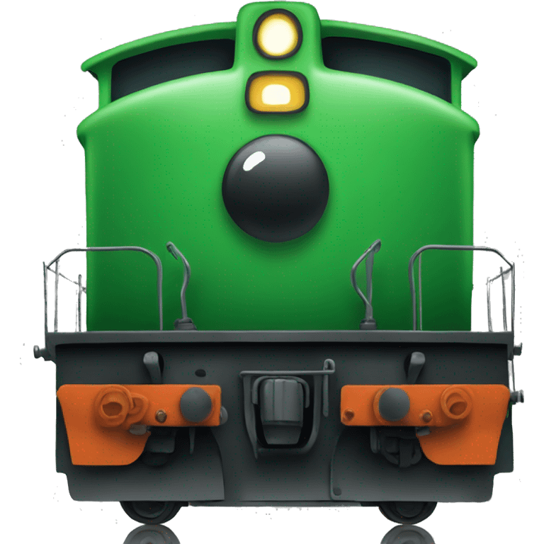 Green train emoji