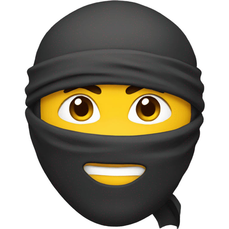 Ninja sourire emoji