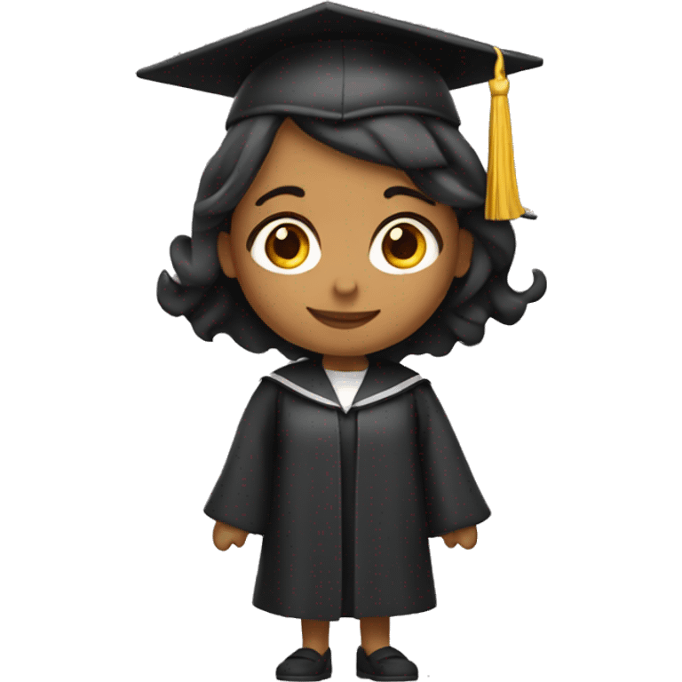 Mujer graduada  emoji