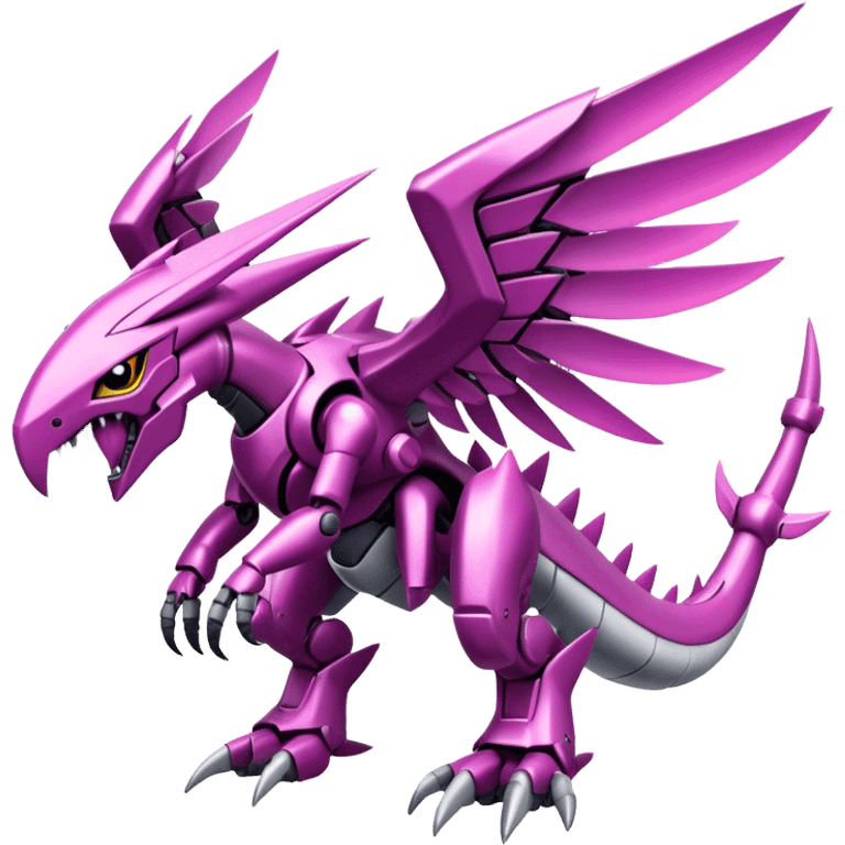  Cool Edgy Shiny Armored Ethereal Legendary Digimon-Genesect-Palkia-hybrid full body emoji