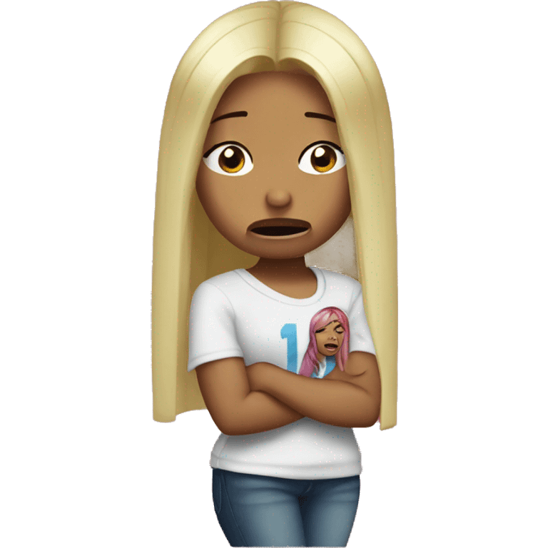 Nicki Minaj crying emoji