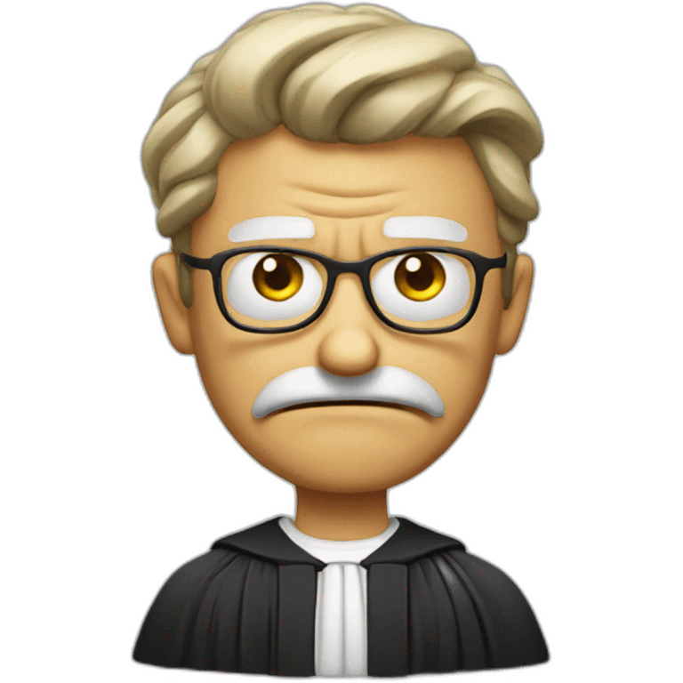 angry judge emoji