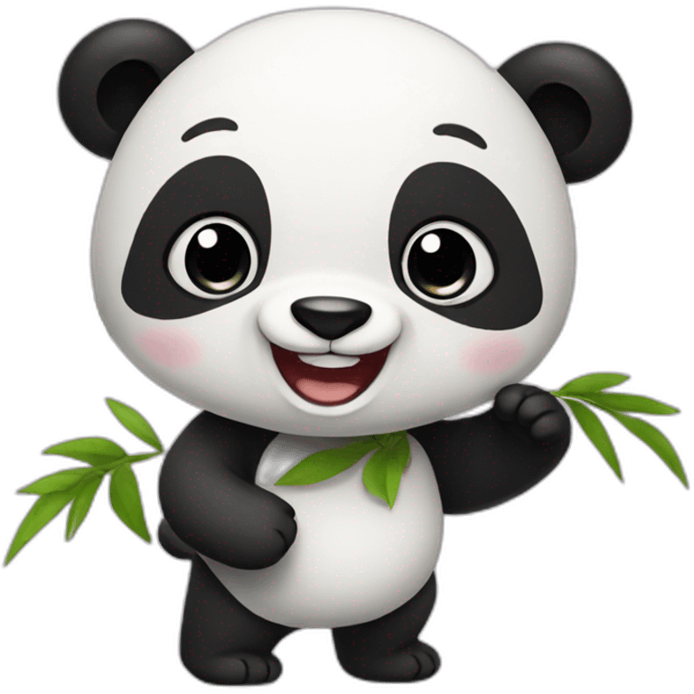 happy panda emoji