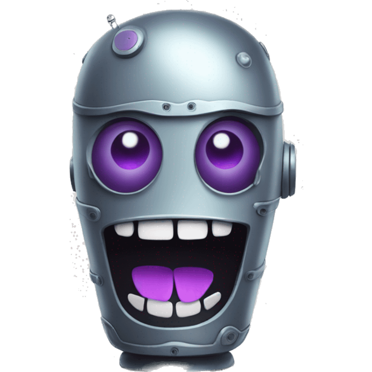 robot grimace shake emoji