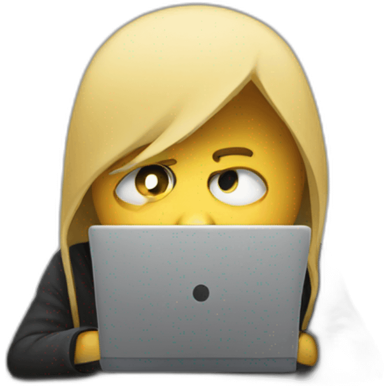 sad hacker emoji