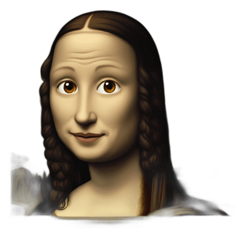 the mona Lisa who vomited emoji