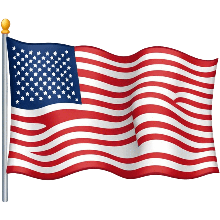 Flat us flag emoji