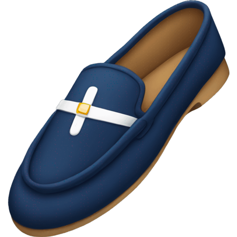 navy slipper emoji