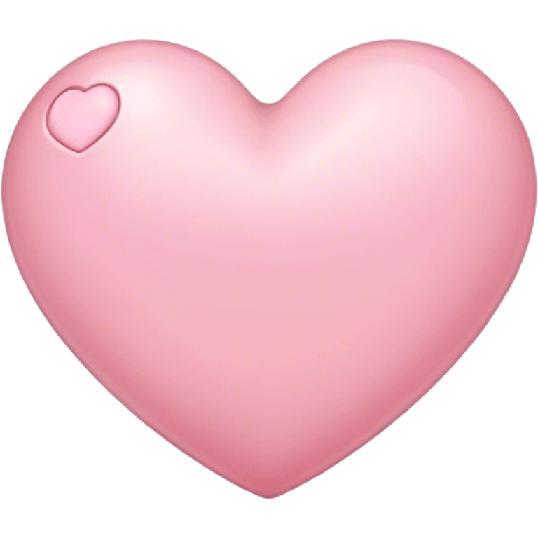 light pink heart emoji