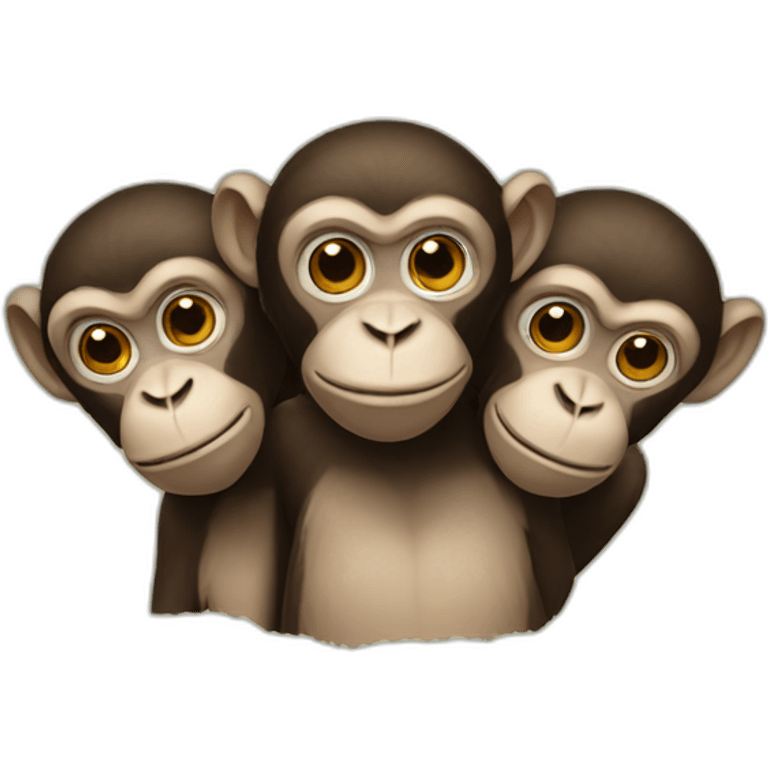 three-headed-monkey emoji