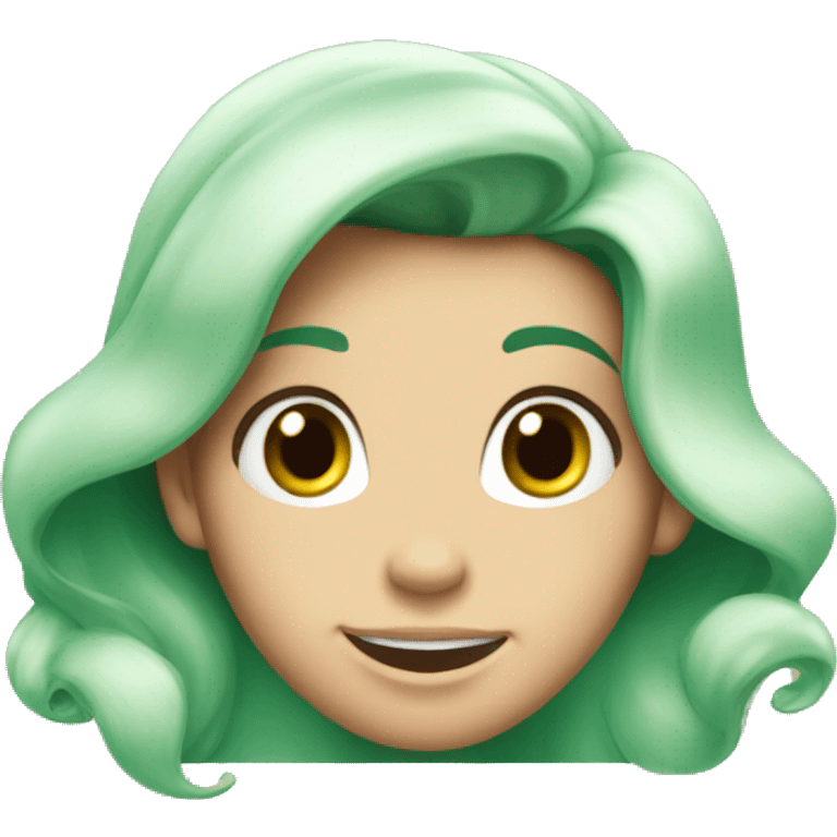 Ariel the little mermaid happy emoji