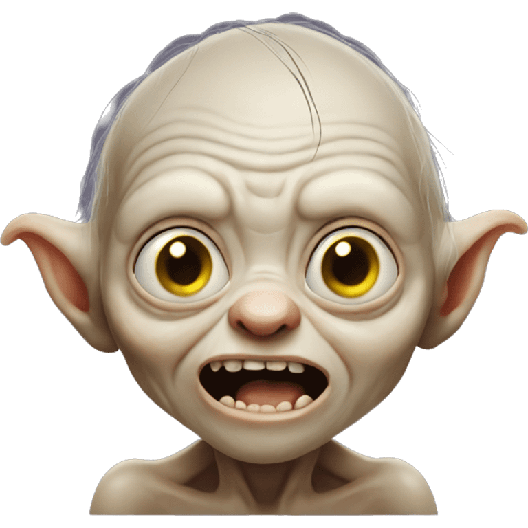  Cute gollum emoji