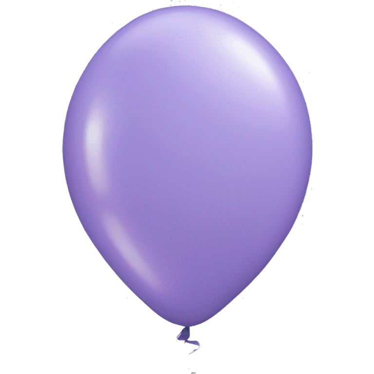 Pastel purple balloon emoji