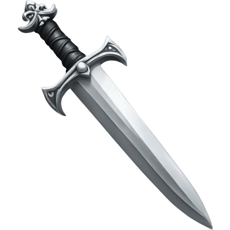 silver gothic dagger emoji