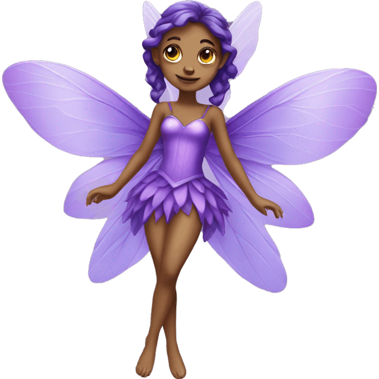 Purple fairy emoji