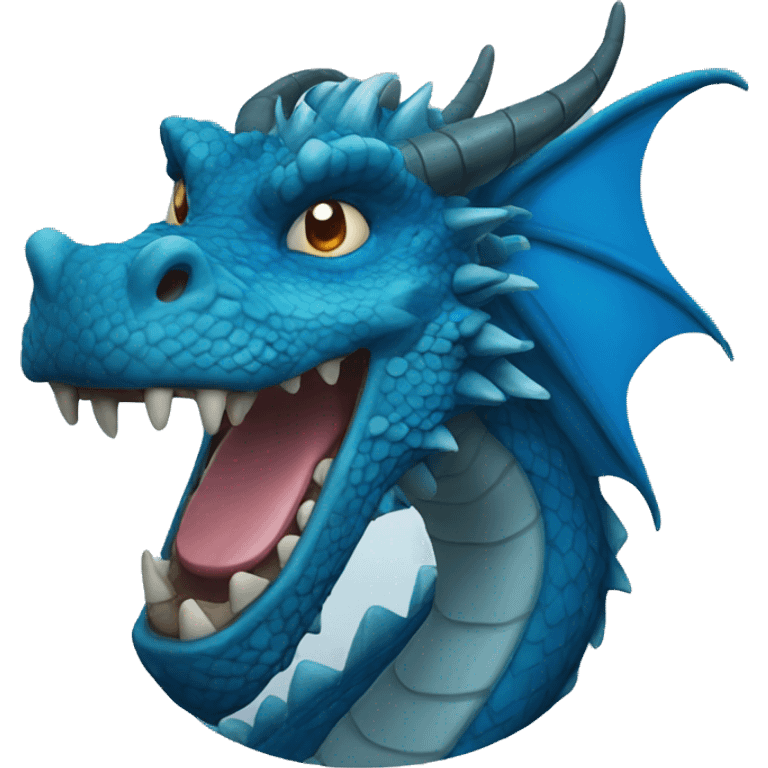 blue dragon icon emoji