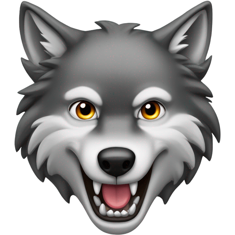 Smirking wolf  emoji