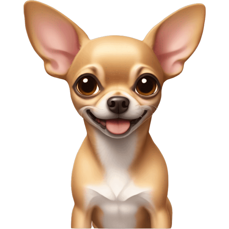 fawn apple head chihuahua emoji