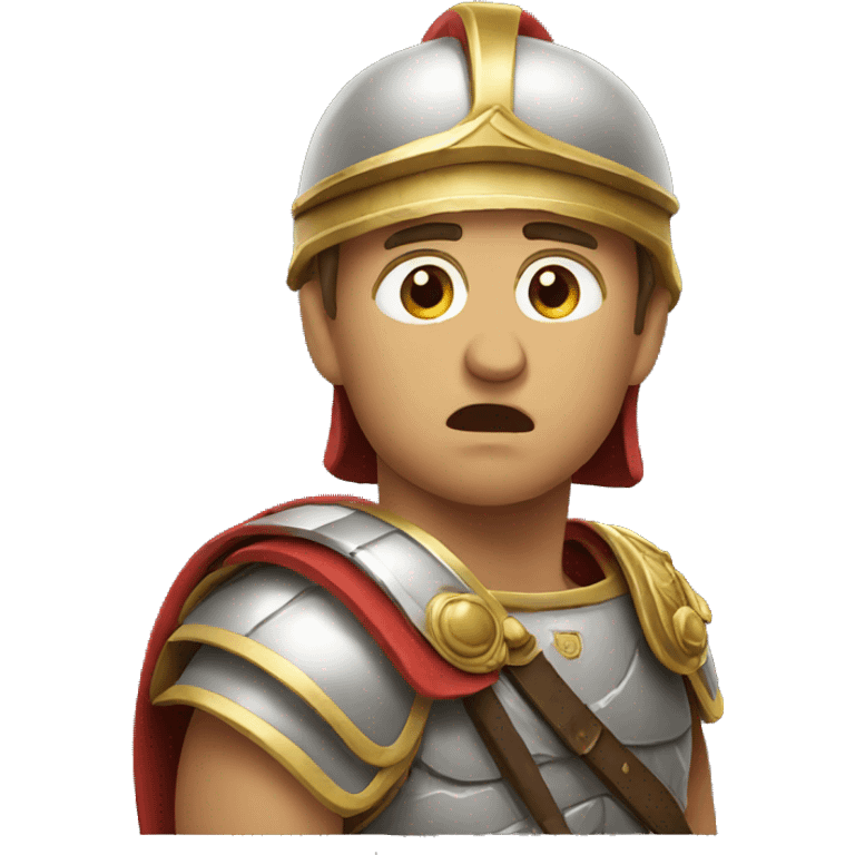 roman soldier crying emoji