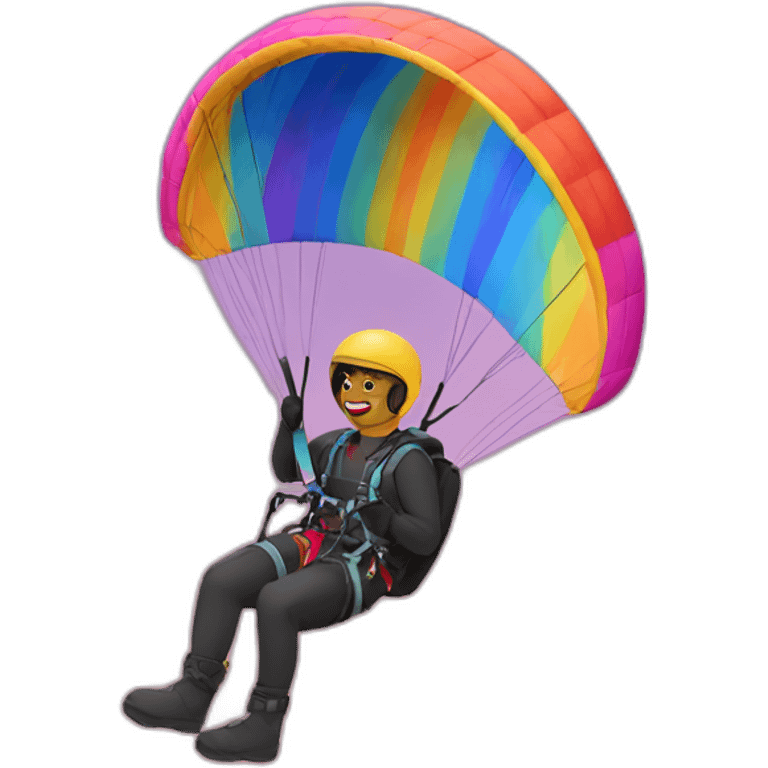 queer paraglider emoji