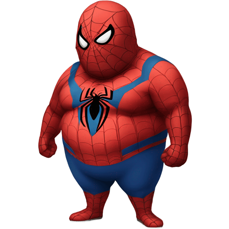 fat spiderman emoji