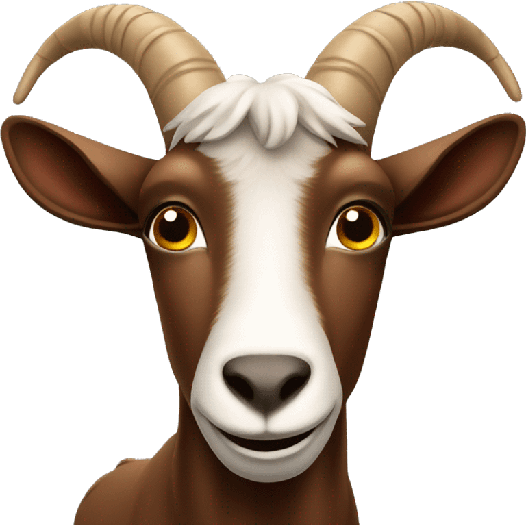 Brown goat emoji