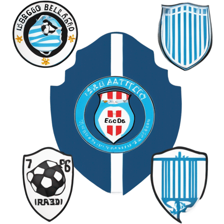 Escudo del club atletico belgrano de argentina emoji