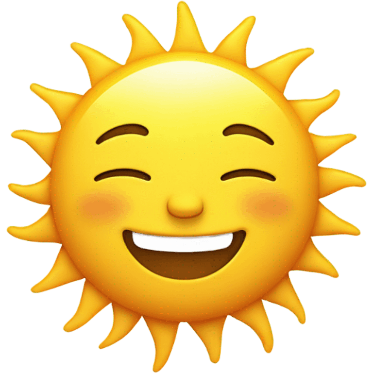 Good morning sunshine emoji