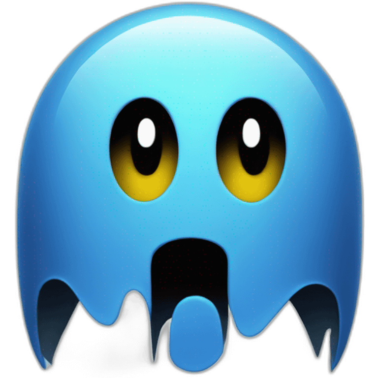 Pac-Man-ghost emoji