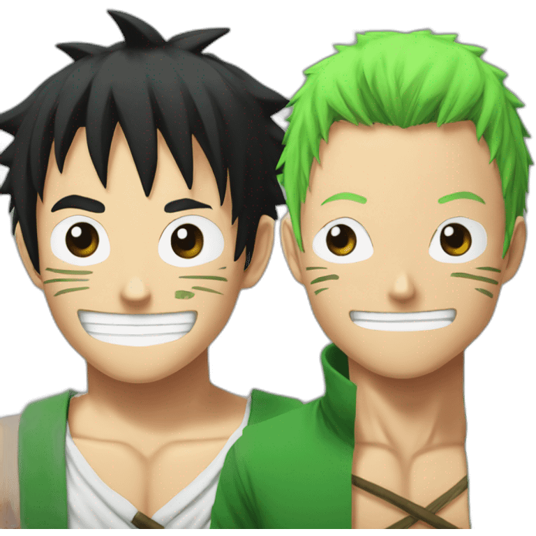 Luffy et zoro emoji