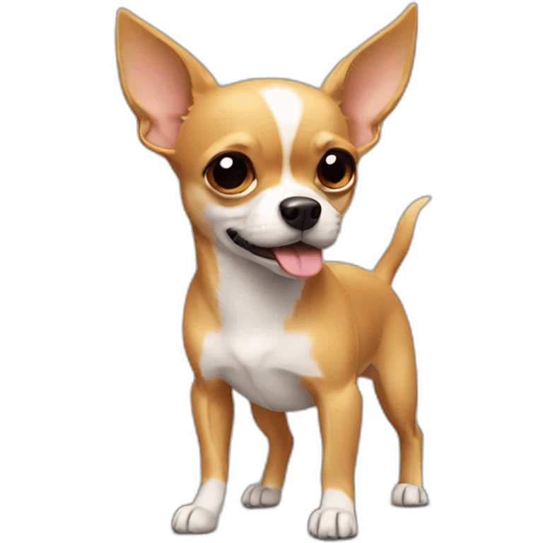 Chihuahua dog muscle emoji