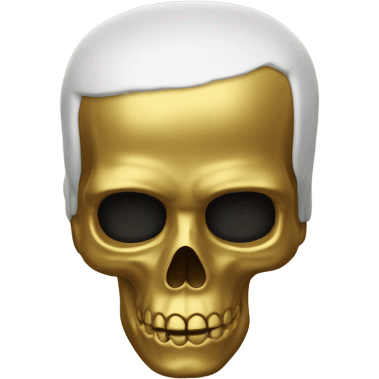 Higgs Monaghan, gold skull emoji