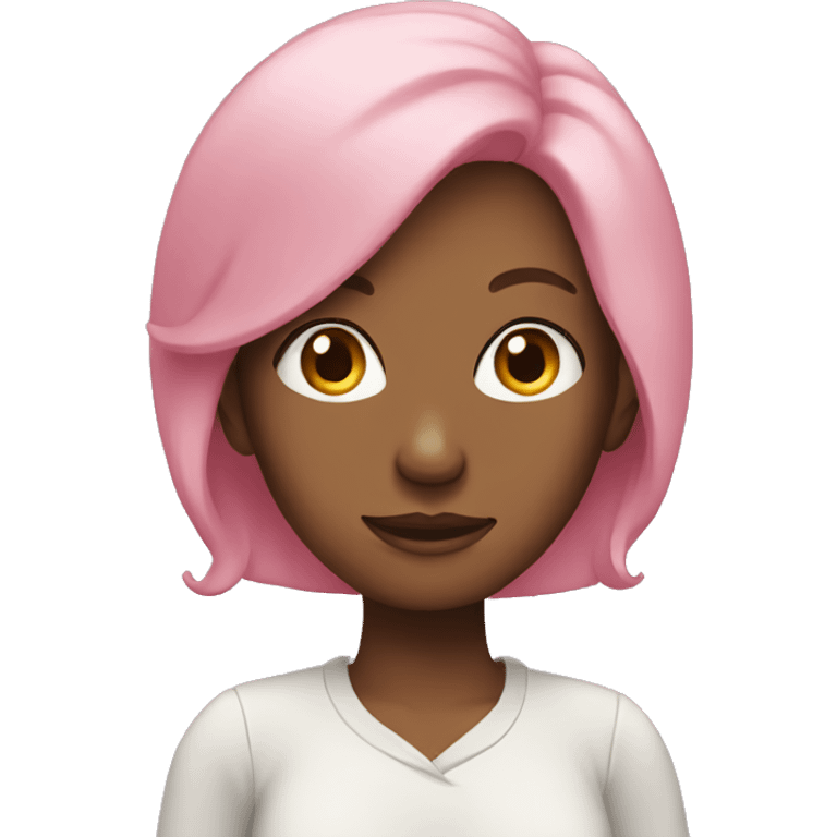 woman with pink hair emoji