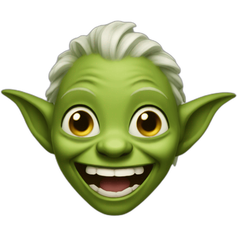 goblin female laugh emoji