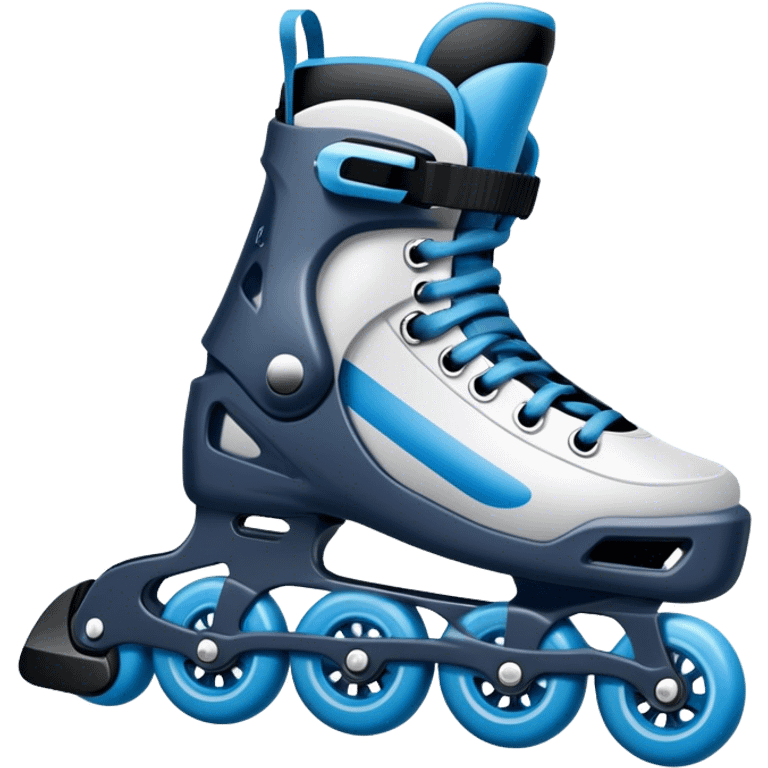 Hockey roller blade emoji