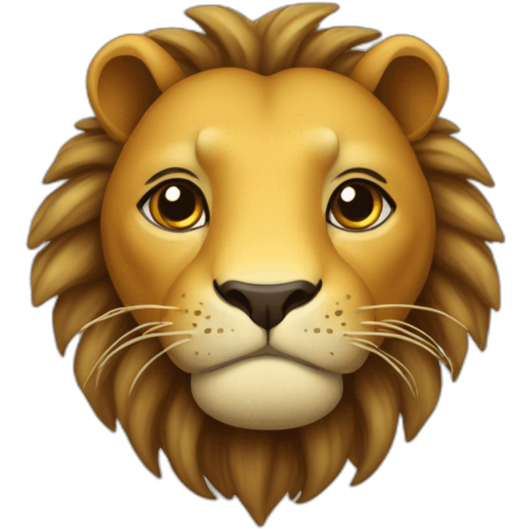 Tortue sur un lion emoji