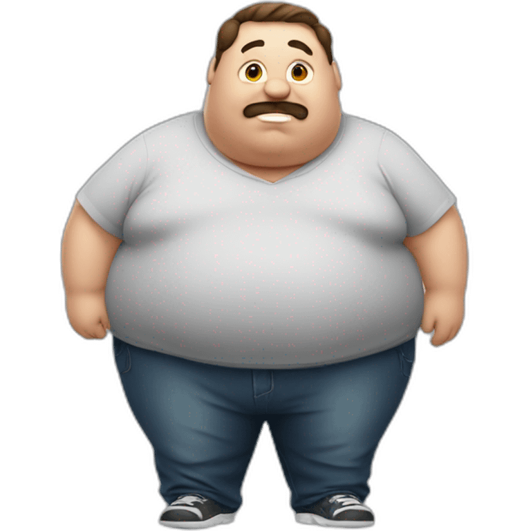 obese man emoji