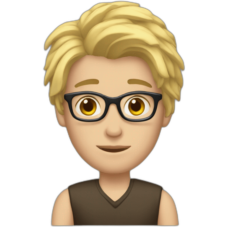 darcy glennen on the computer emoji