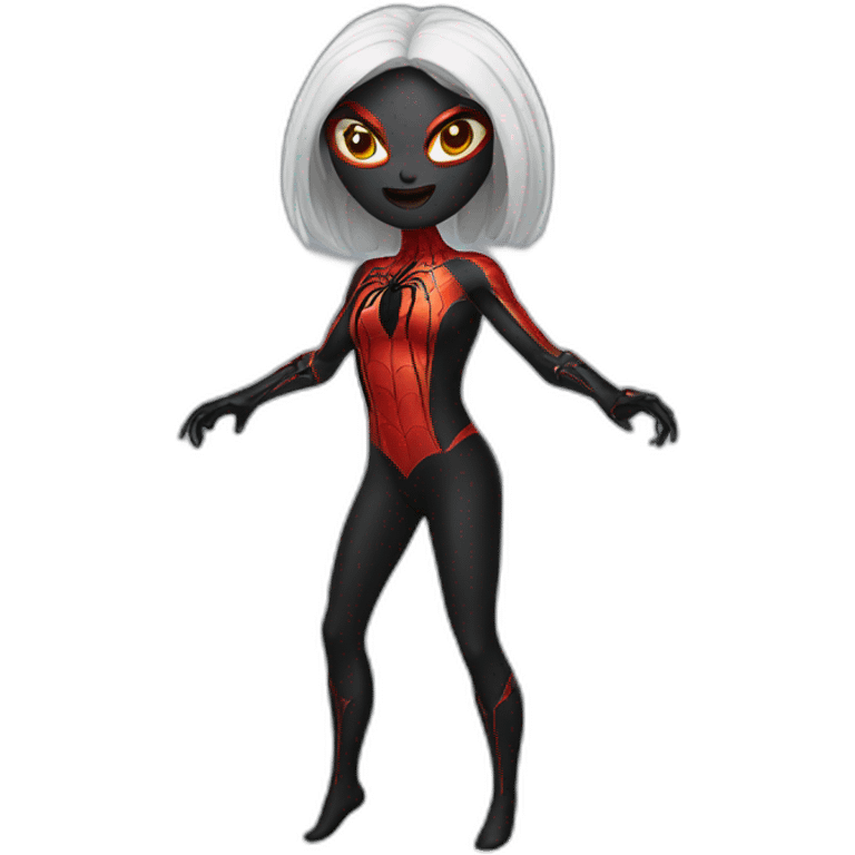 A spider Woman emoji