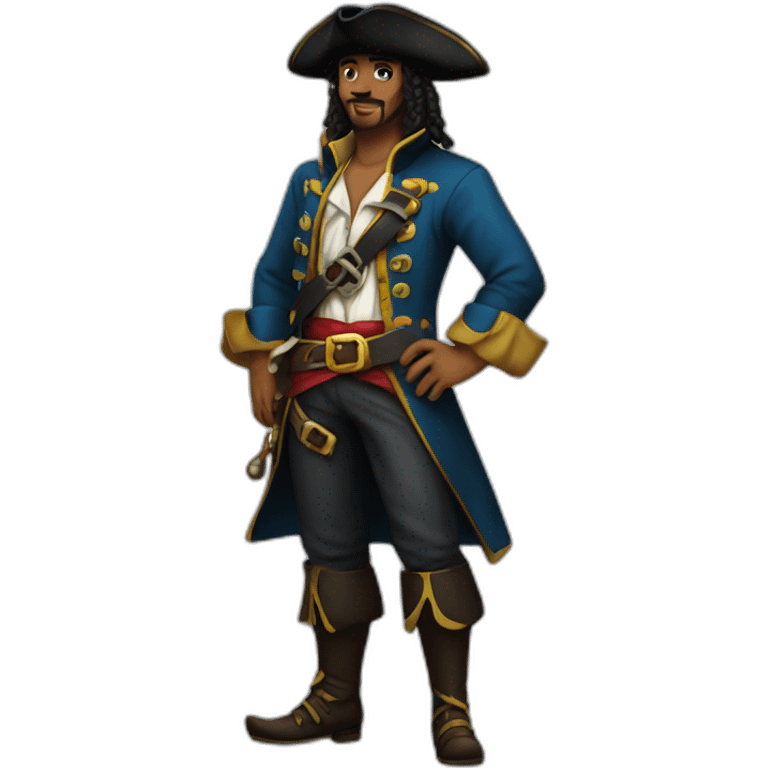 caraibe pirate fullbody emoji