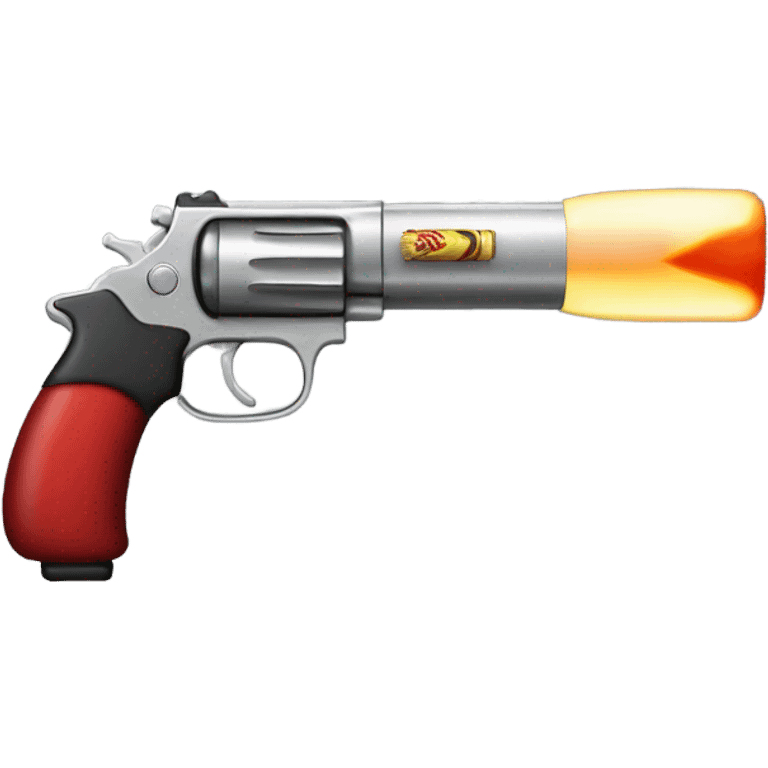 A cigarette gun emoji