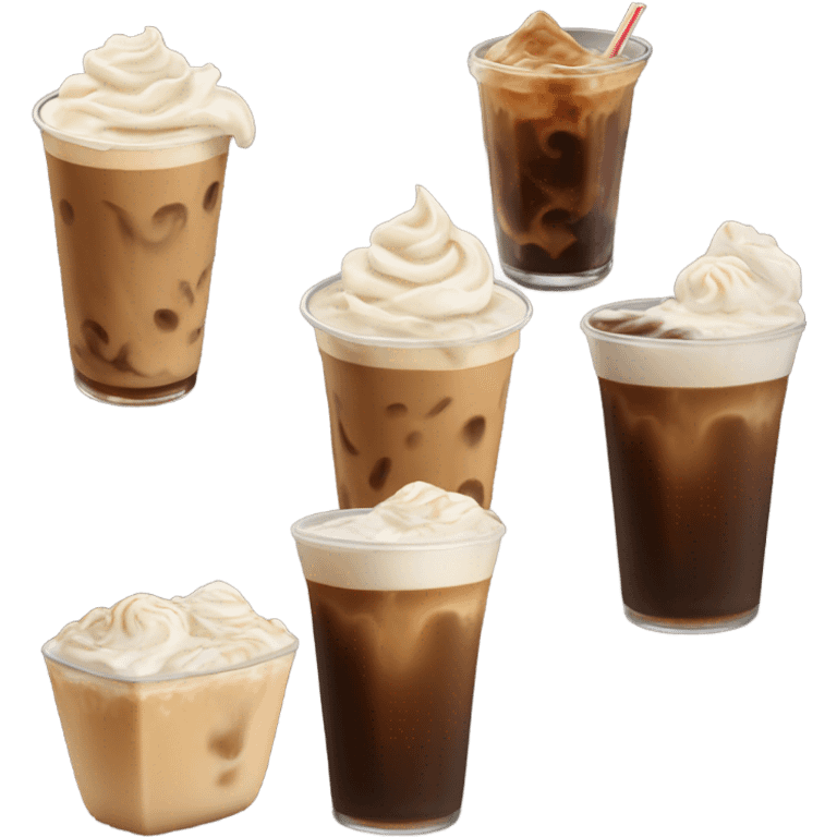 ice coffee emoji