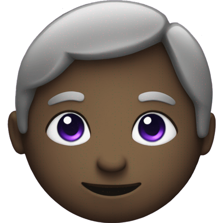 Purple moon emoji