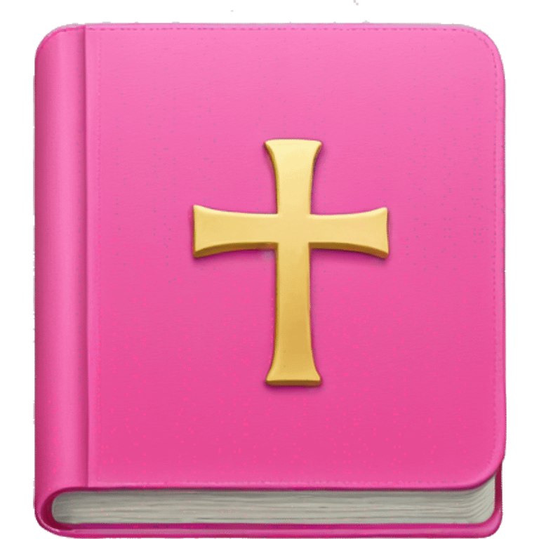 Pink Bible emoji