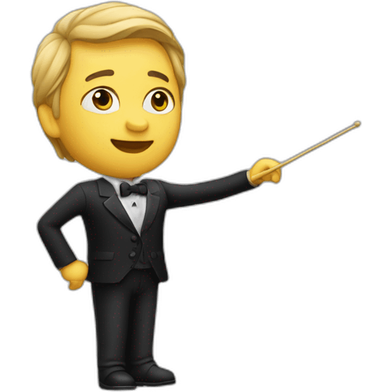 Music conductor emoji