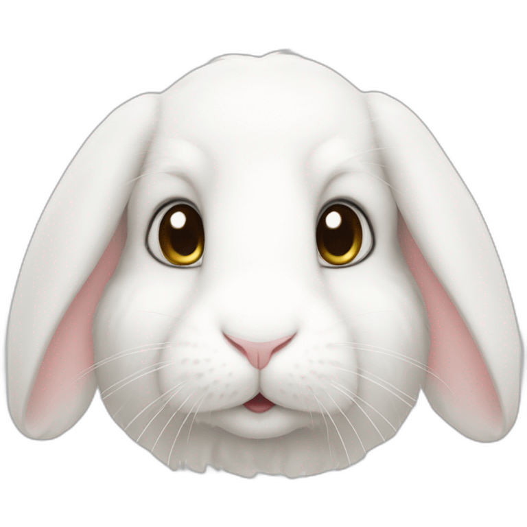 white lop rabbit emoji