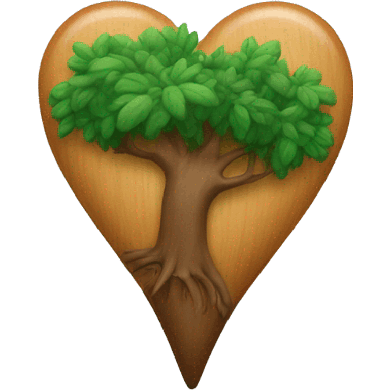 A grove heart with a heel emoji