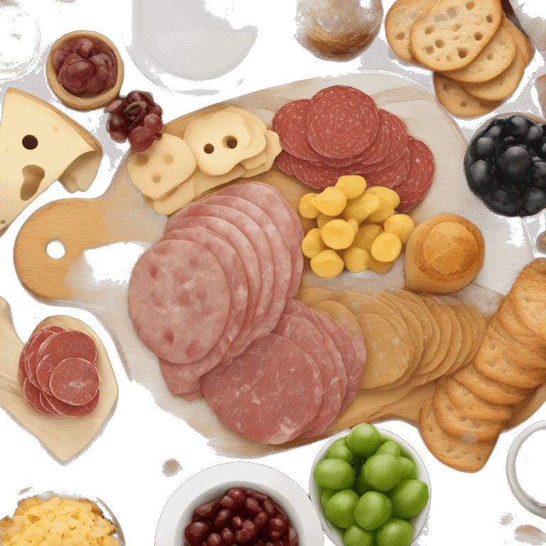 charcuterie board no bread emoji