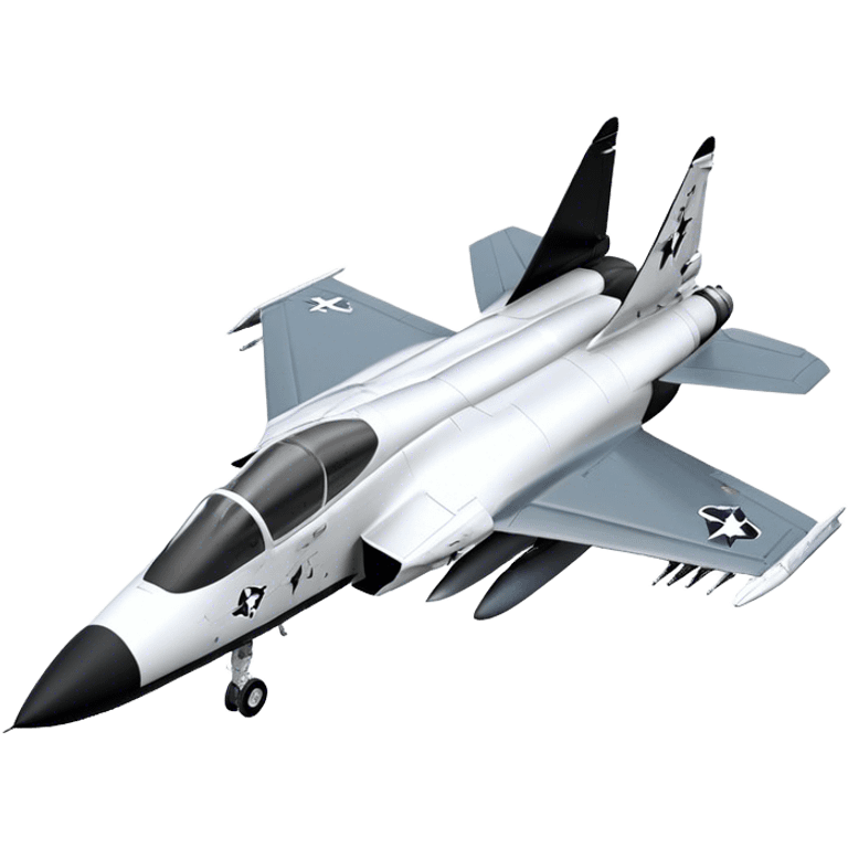 Jet Trainer - T-38 Talon - Northrop Grumman (Model Year: 2021) (Iconic colour: White and black) emoji