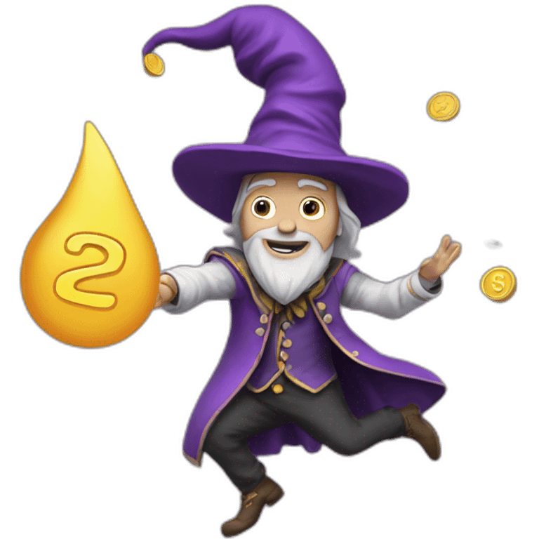 wizzard making money levitate emoji